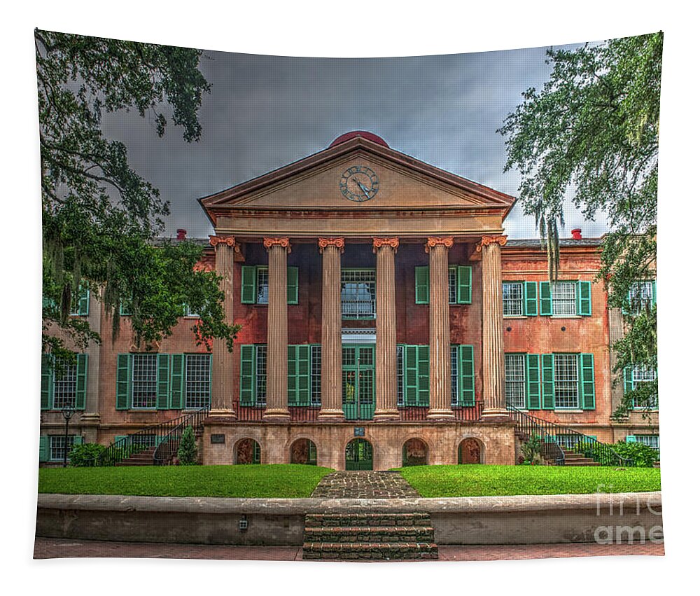 Cofc Tapestry featuring the photograph College of Charleston - Go Cougars by Dale Powell