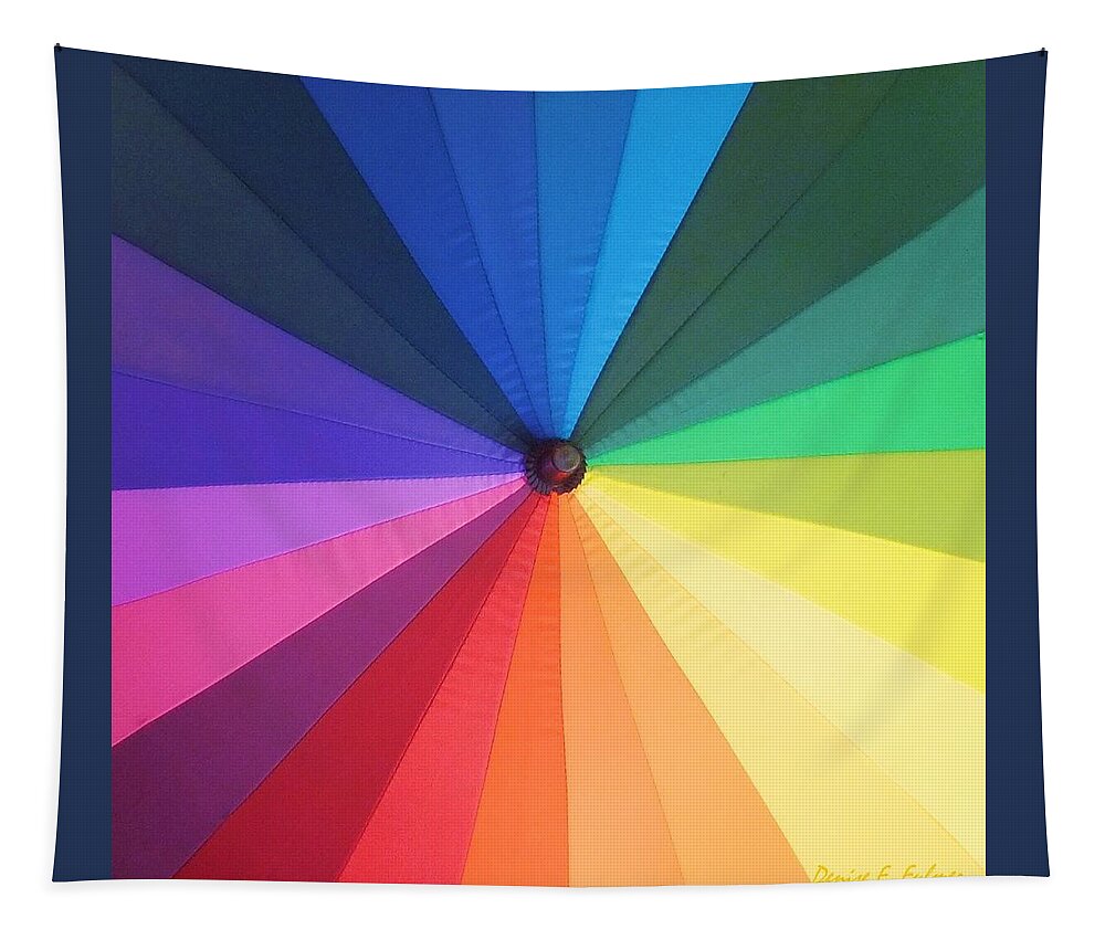 Color Tapestry featuring the photograph Color Wheel by Denise F Fulmer