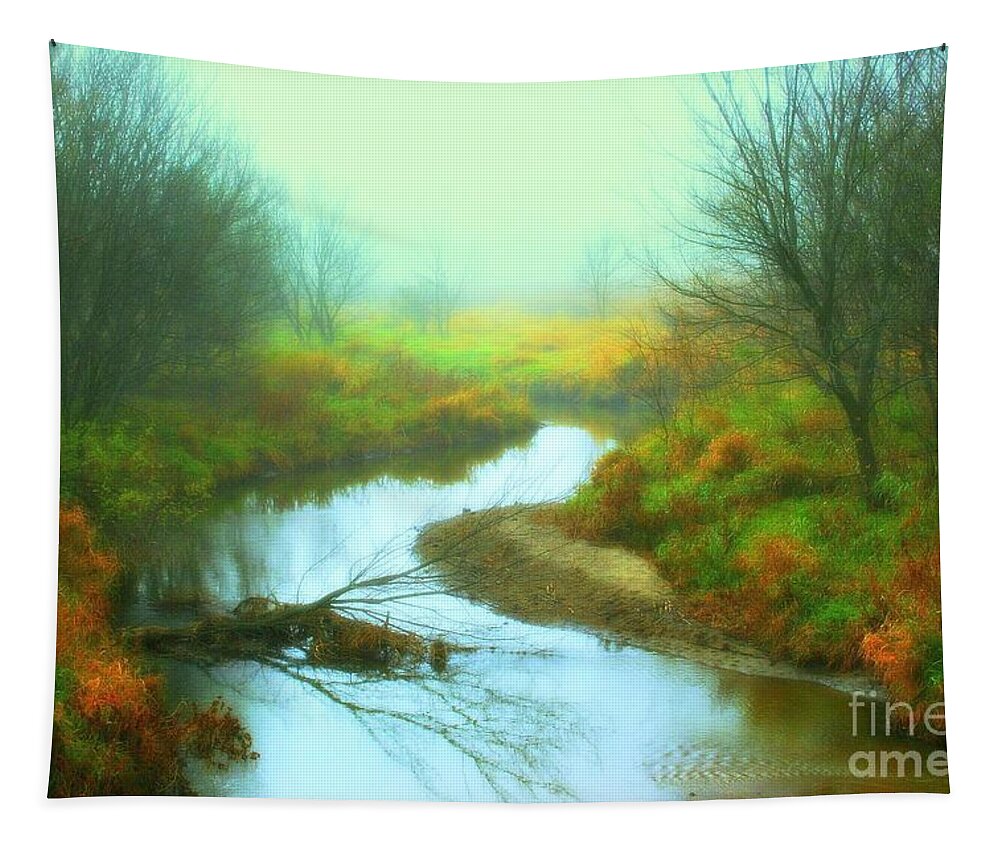 River Tapestry featuring the photograph Colors of Fall by Julie Lueders 