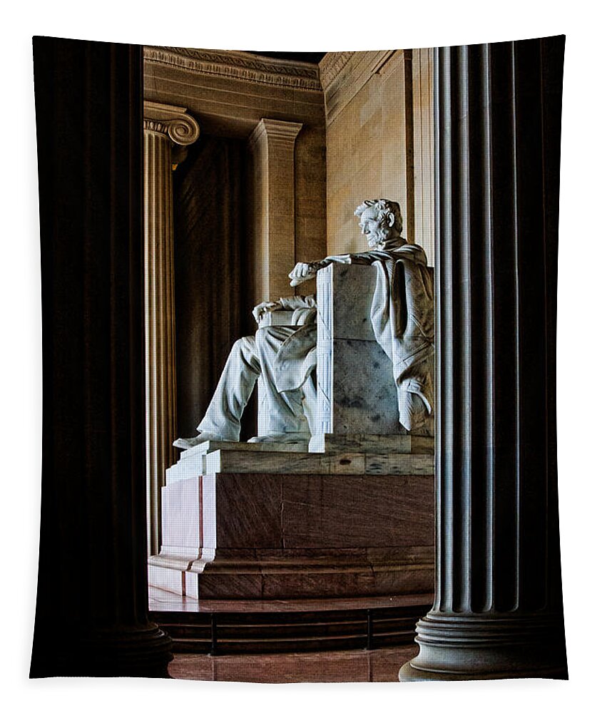 Lincoln Tapestry featuring the photograph Contemplation by Christopher Holmes