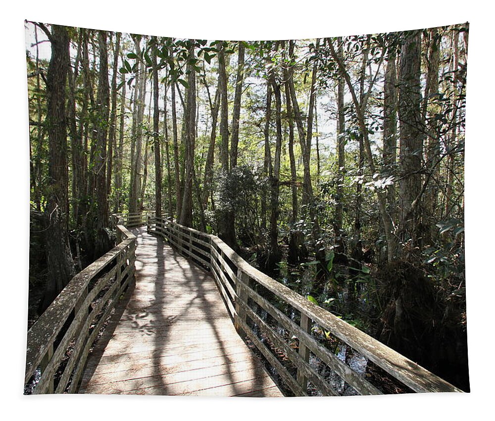 Corkscrew Swamp Sanctuary Tapestry featuring the photograph Corkscrew Swamp 697 by Michael Fryd