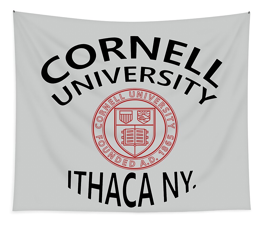 Cornell University Tapestry featuring the digital art Cornell University Ithaca N Y by Movie Poster Prints