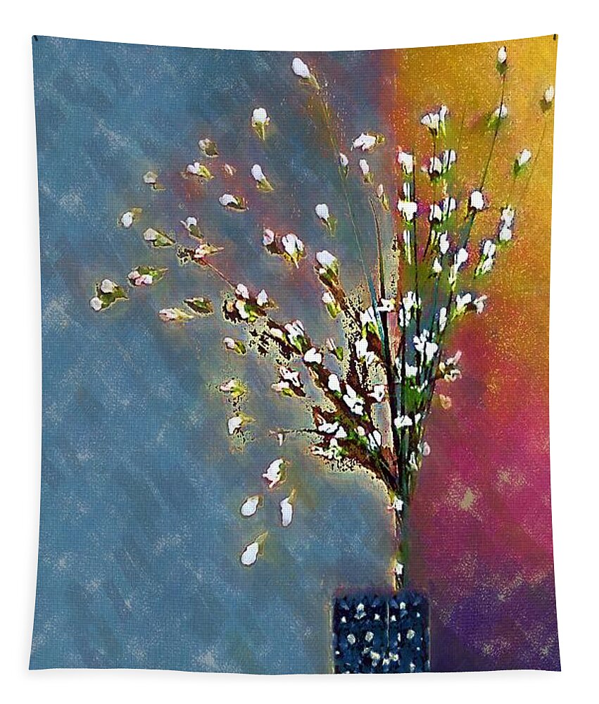 Still Life Tapestry featuring the painting Cornered by RC DeWinter