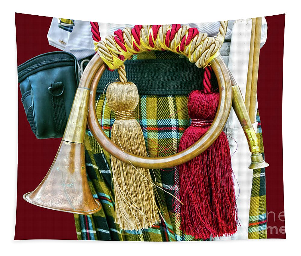 Cornish Tapestry featuring the photograph Cornish National Tartan by Terri Waters