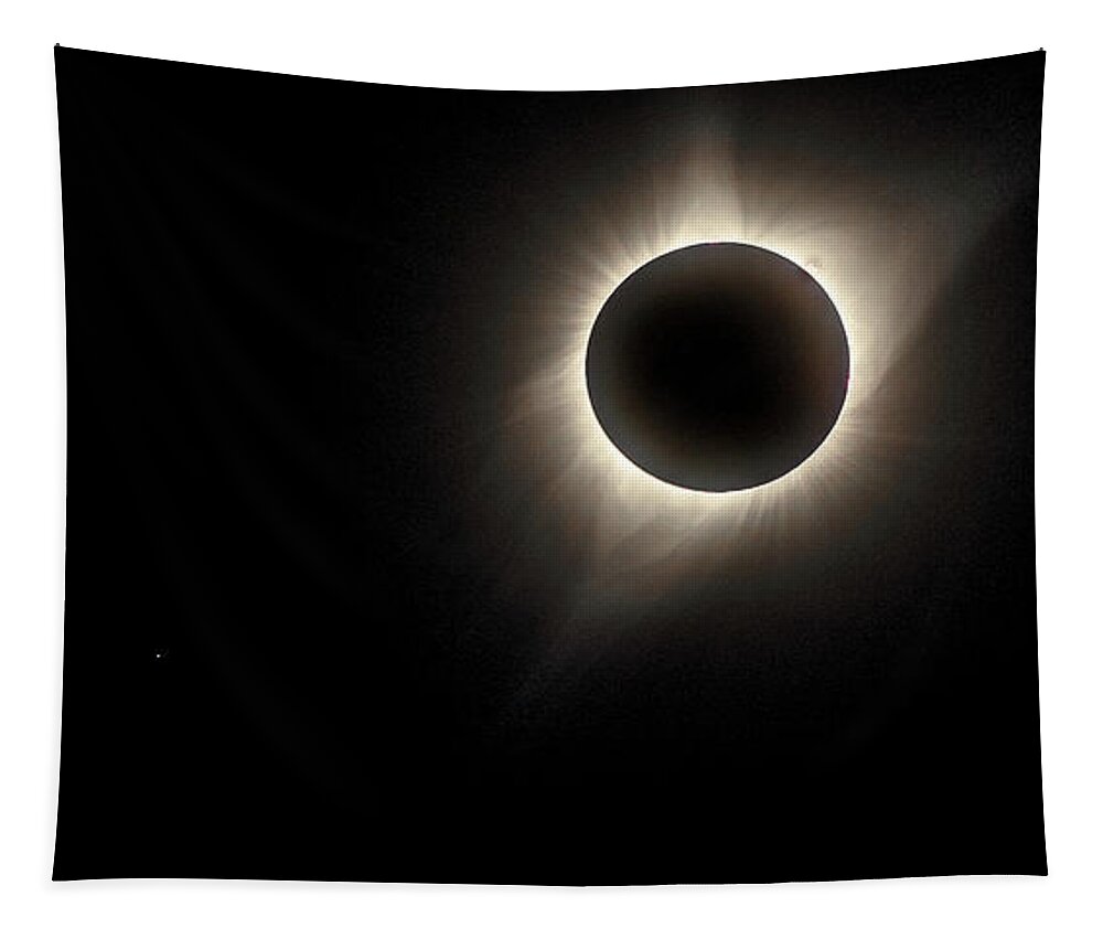 Wyoming Tapestry featuring the photograph Corona by Rikk Flohr