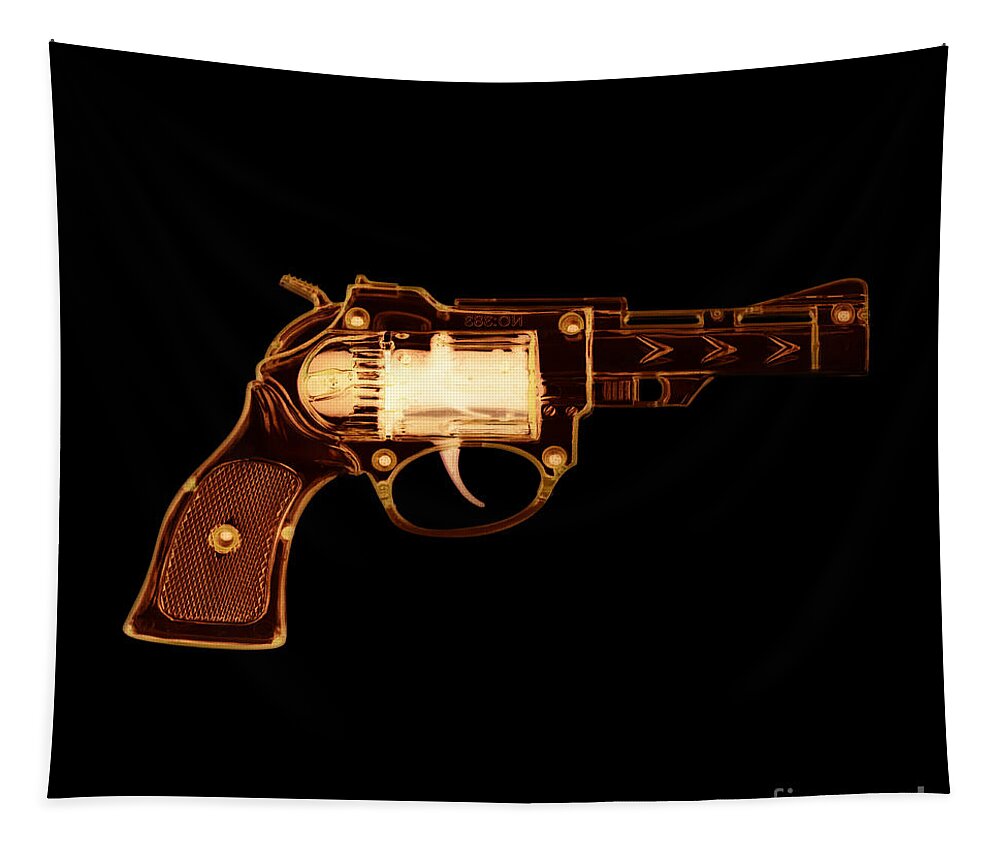 Cowboy Tapestry featuring the photograph Cowboy gun 002 by Clayton Bastiani