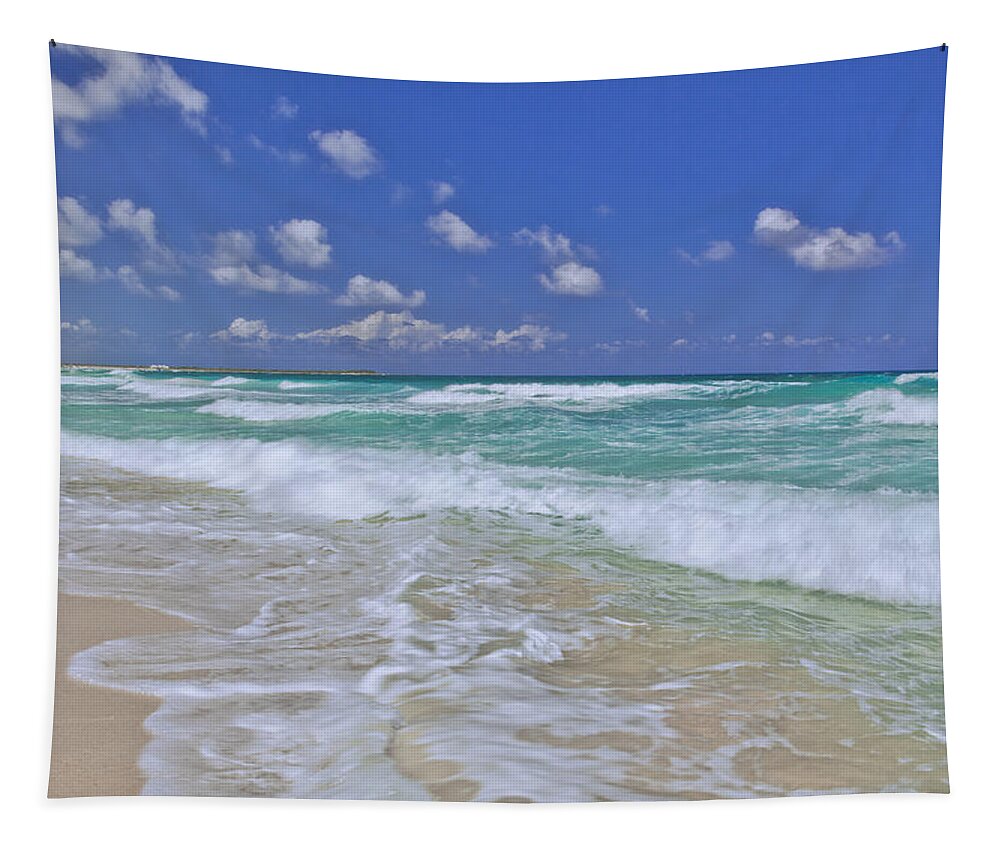 Cozumel Paradise Tapestry featuring the photograph Cozumel Paradise by Chad Dutson