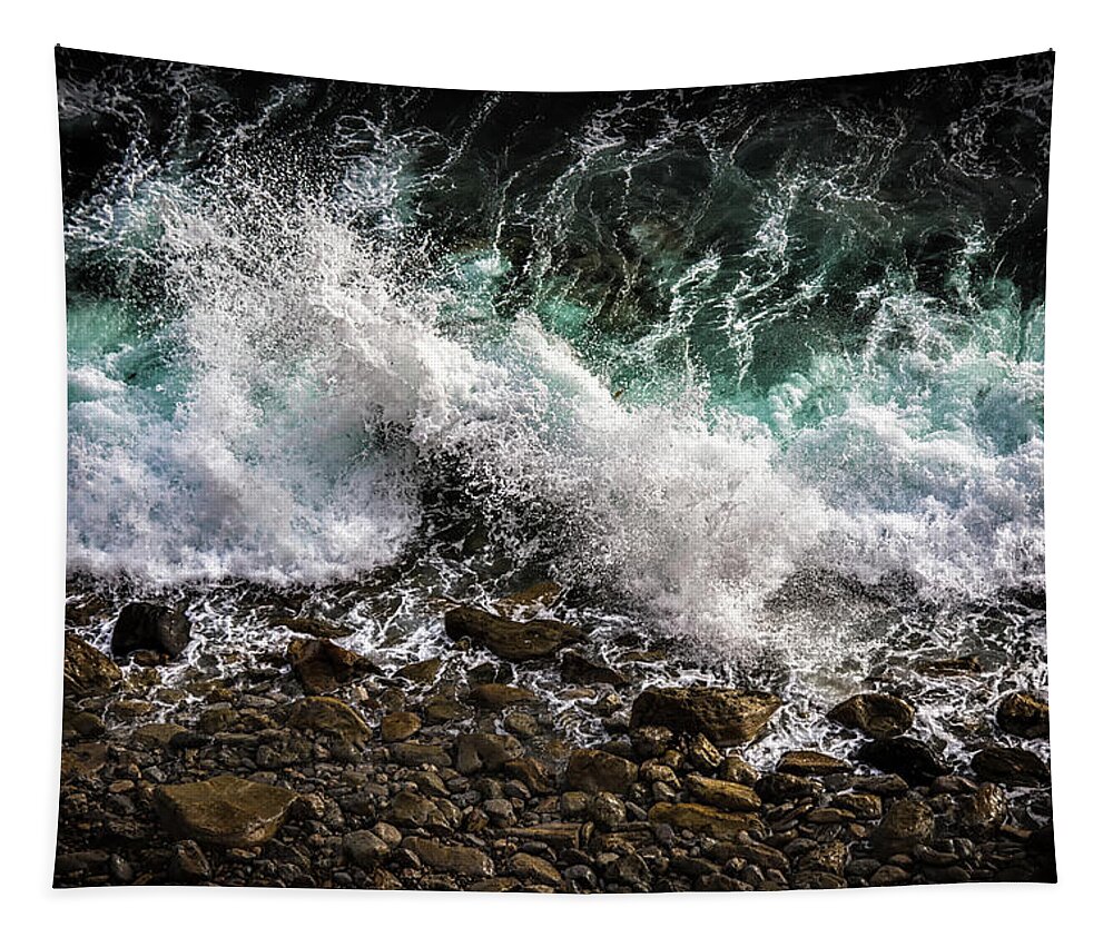 Ocean Tapestry featuring the photograph Crashing Surf by Jason Roberts