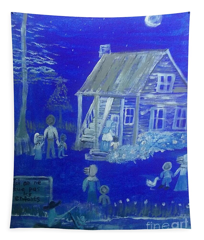 Creole Tapestry featuring the painting Creole Dream by Seaux-N-Seau Soileau