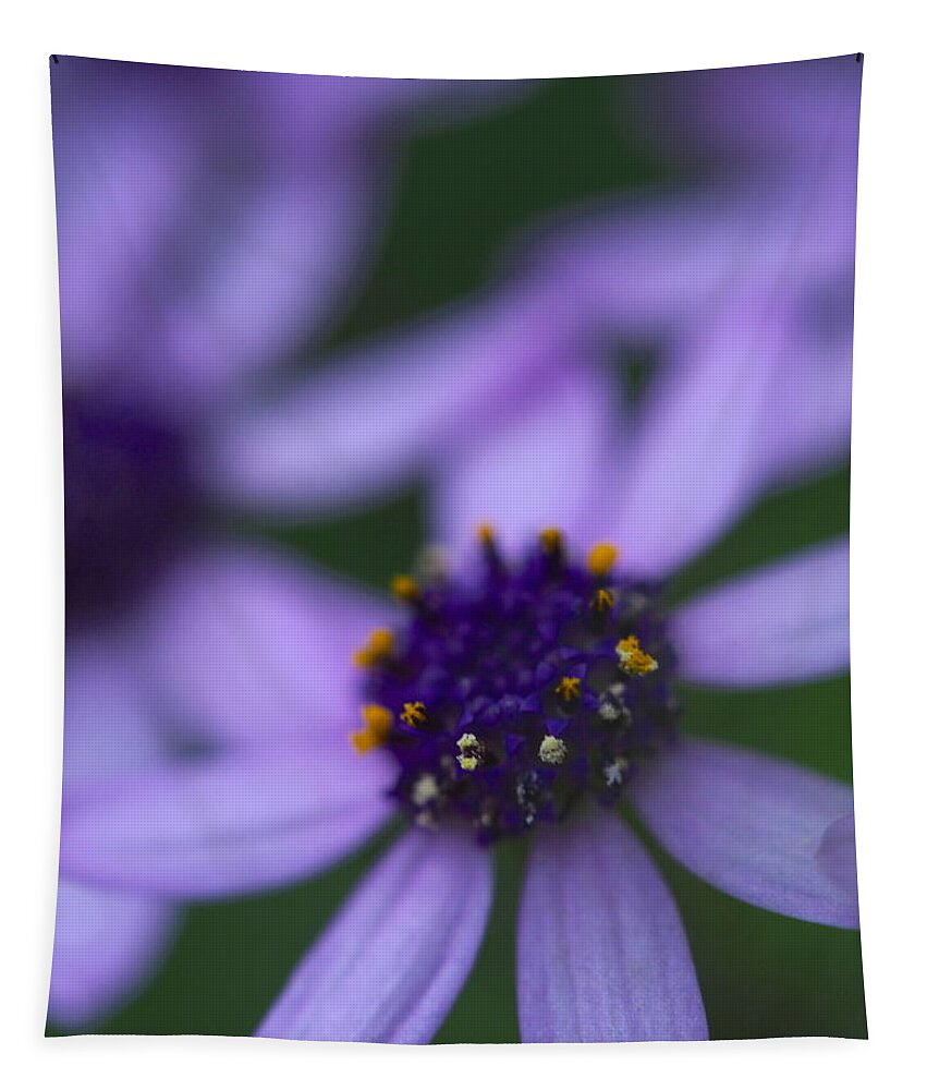 Flowers Tapestry featuring the photograph Crowned with Purple by Jessica Myscofski