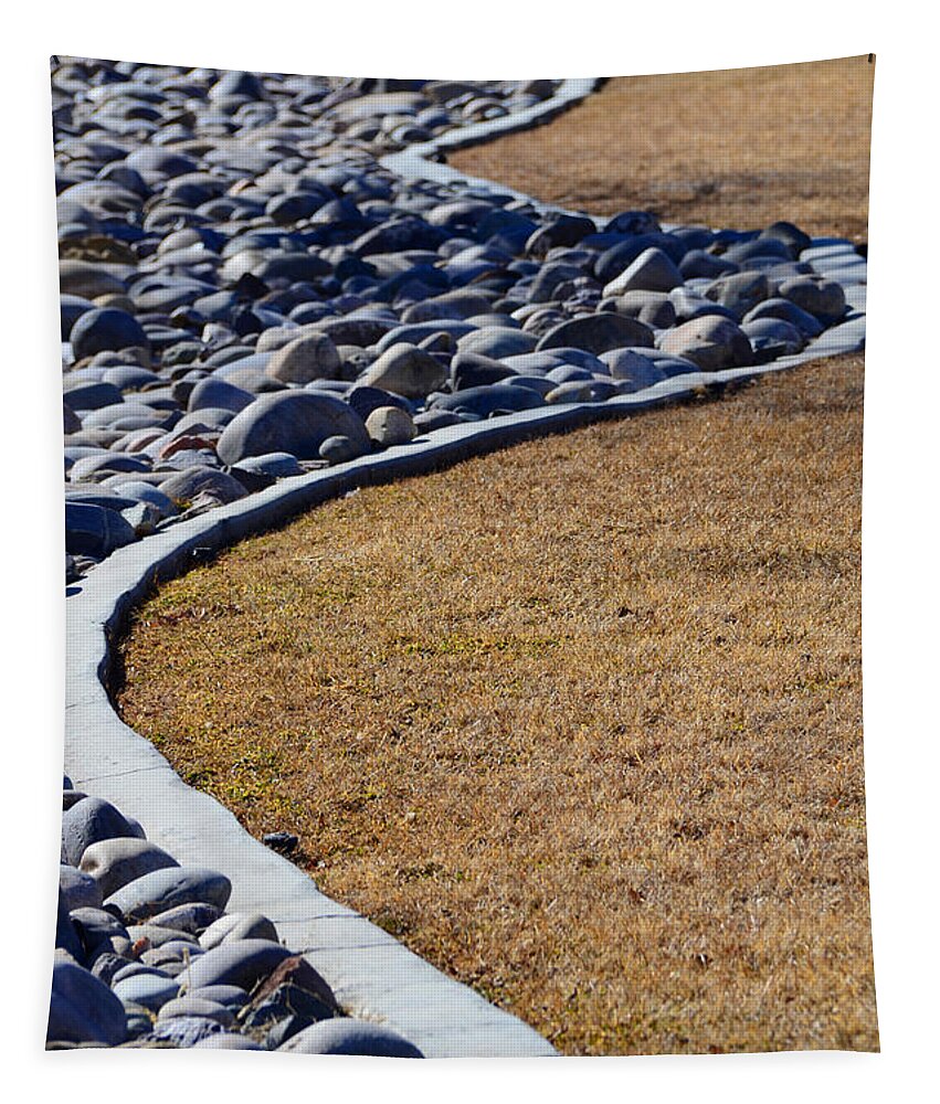 Rock Tapestry featuring the photograph Curvy path by Robert WK Clark