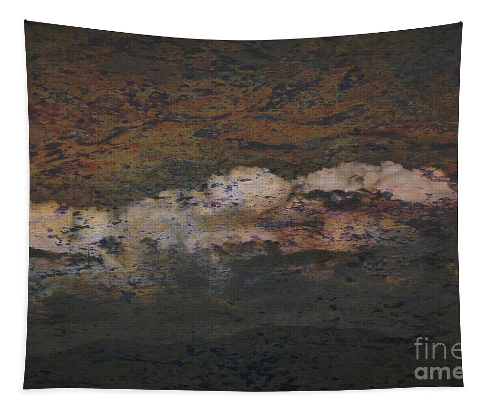 Sky Tapestry featuring the mixed media Dark Skies by Charles Muhle
