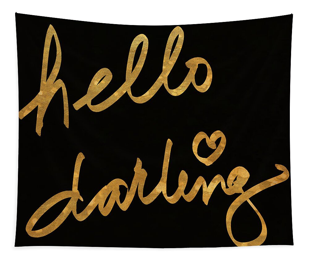 Darling Tapestry featuring the painting Darling Bella I by South Social Studio