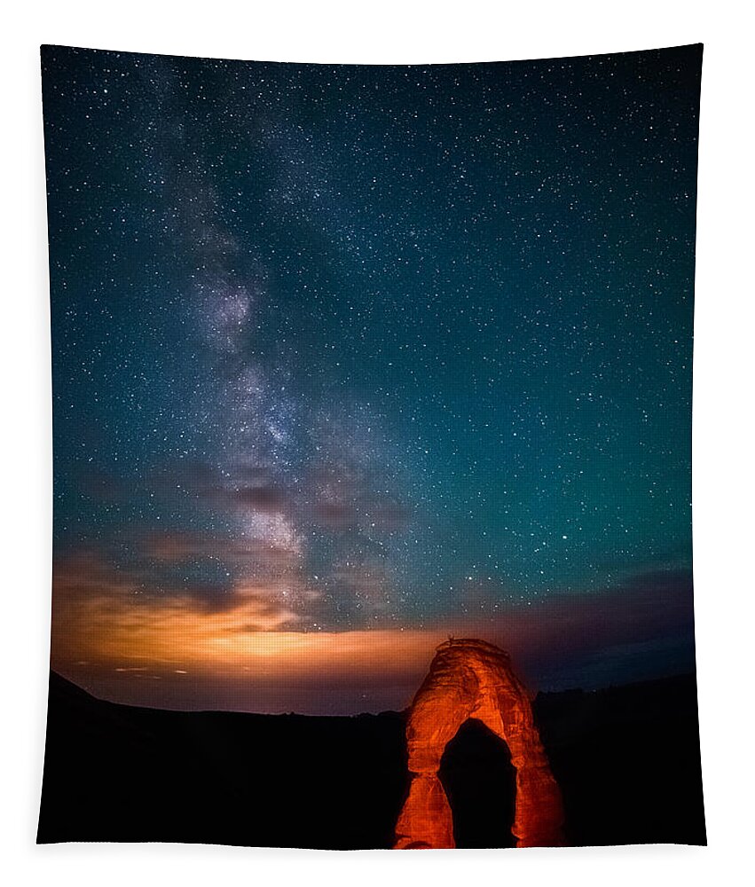 Milky Way Tapestry featuring the photograph Delicate Galaxies by Darren White
