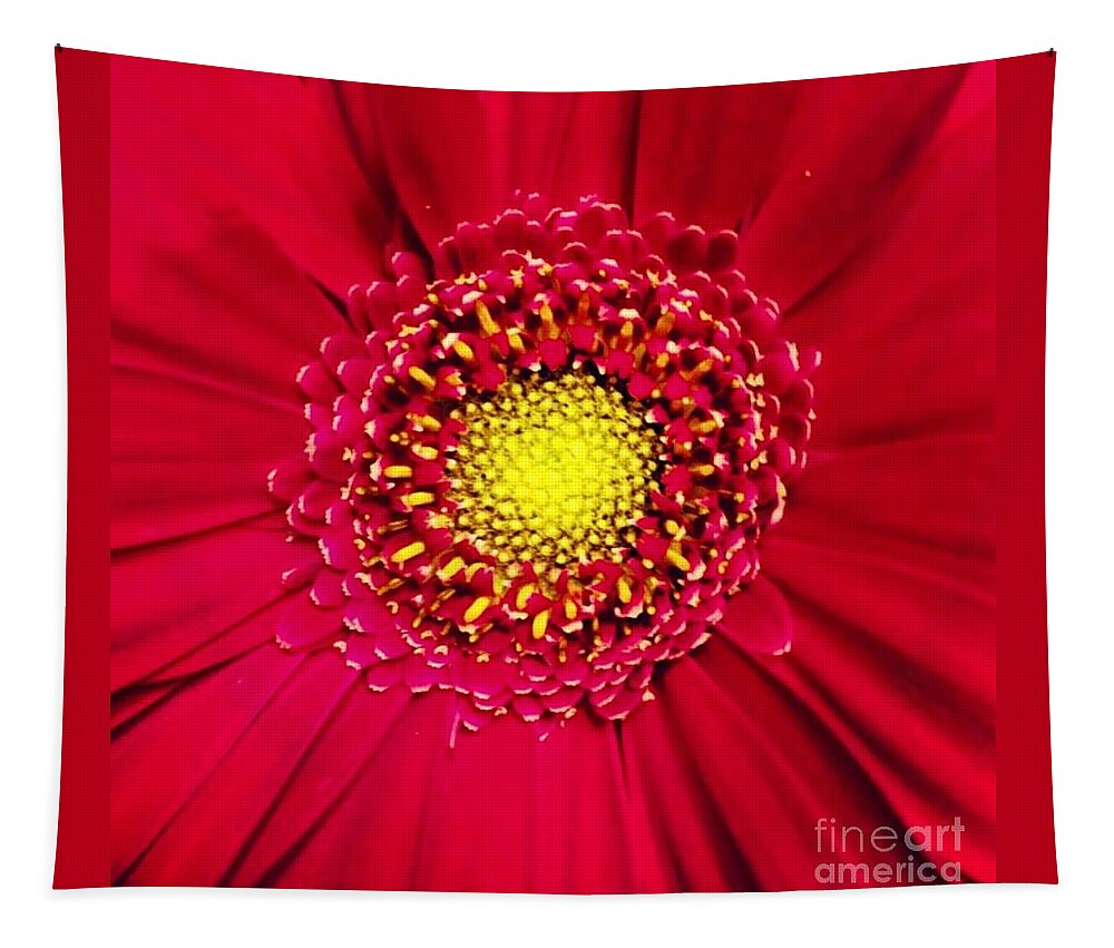Flower Tapestry featuring the photograph Depth by Denise Railey
