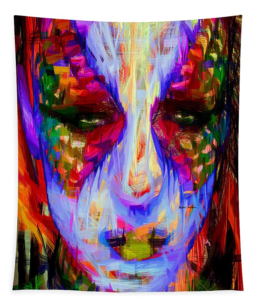 Art Tapestry featuring the digital art Did You Get Some Good News by Rafael Salazar