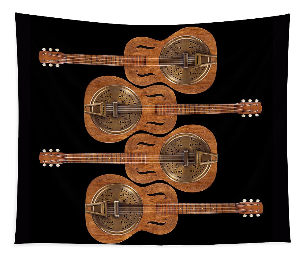 Guitar Tapestry featuring the photograph Dobro 5 by Mike McGlothlen