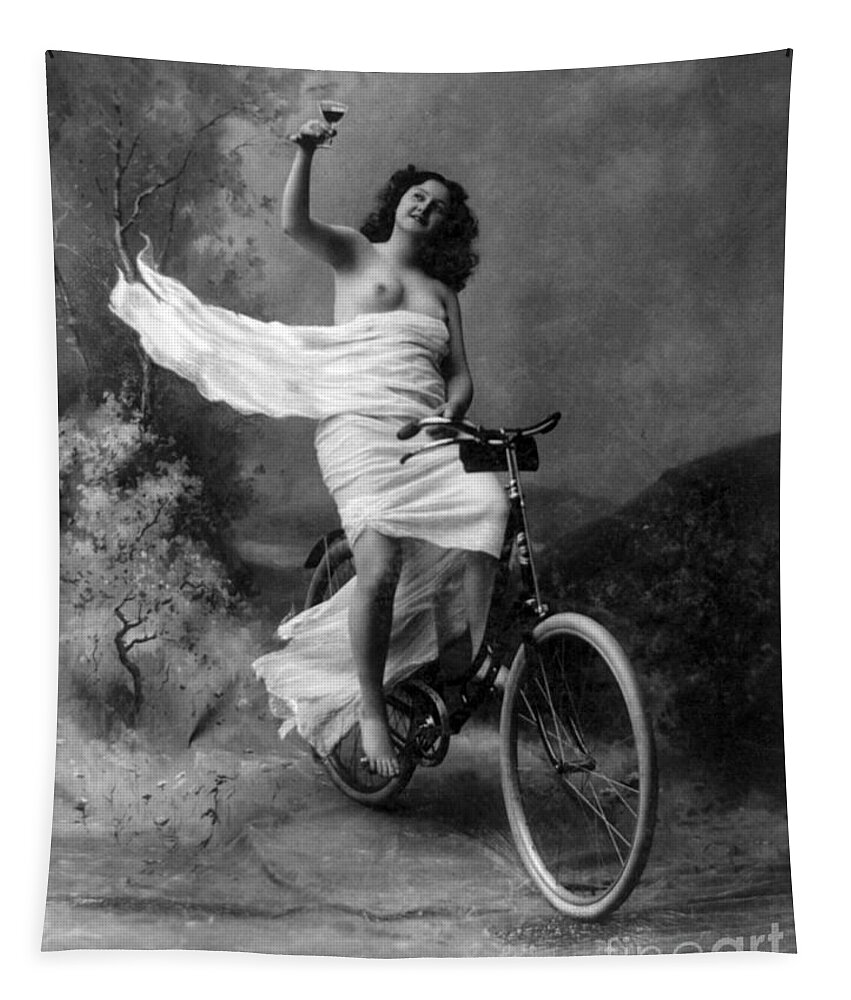 Erotica Tapestry featuring the photograph Dont Drink And Drive Nude Model 1897 by Science Source