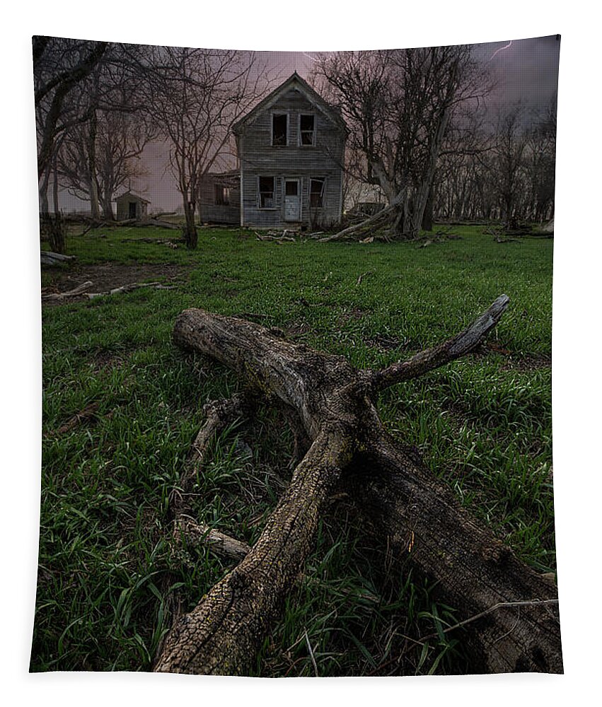 Abandoned Tapestry featuring the photograph Doomed by Aaron J Groen