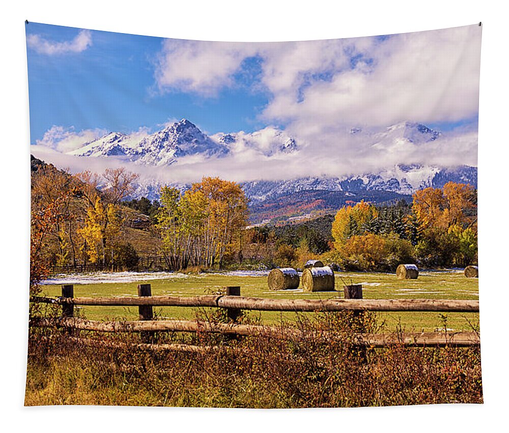 Double Rl Ranch Tapestry featuring the photograph Double RL Ranch by Priscilla Burgers