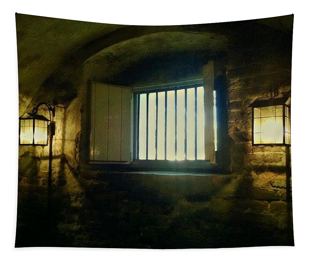 Dungeon Tapestry featuring the photograph Downtown Dungeon by Sherry Kuhlkin