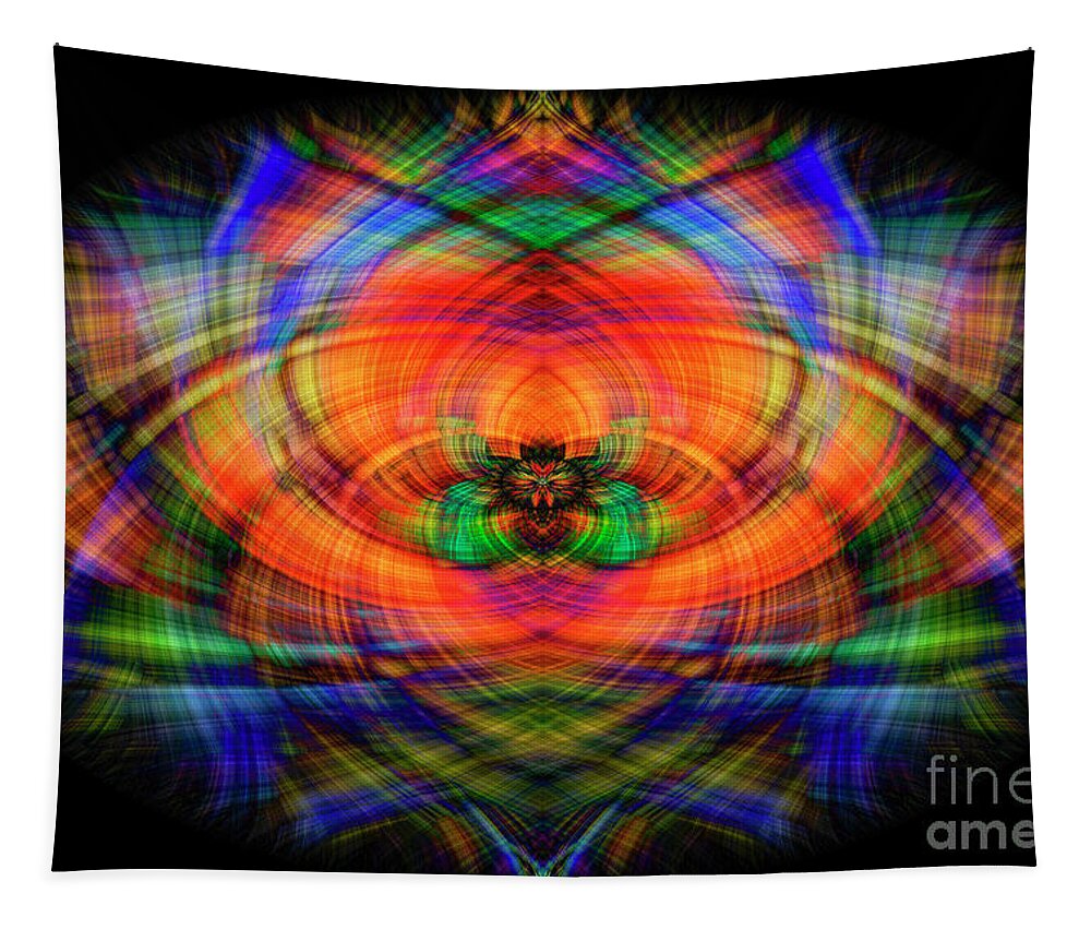 Abstract Tapestry featuring the photograph Dragon's Nest by Joann Long