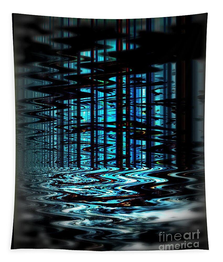 Digital Tapestry featuring the digital art Dream Forest by Leslie Revels