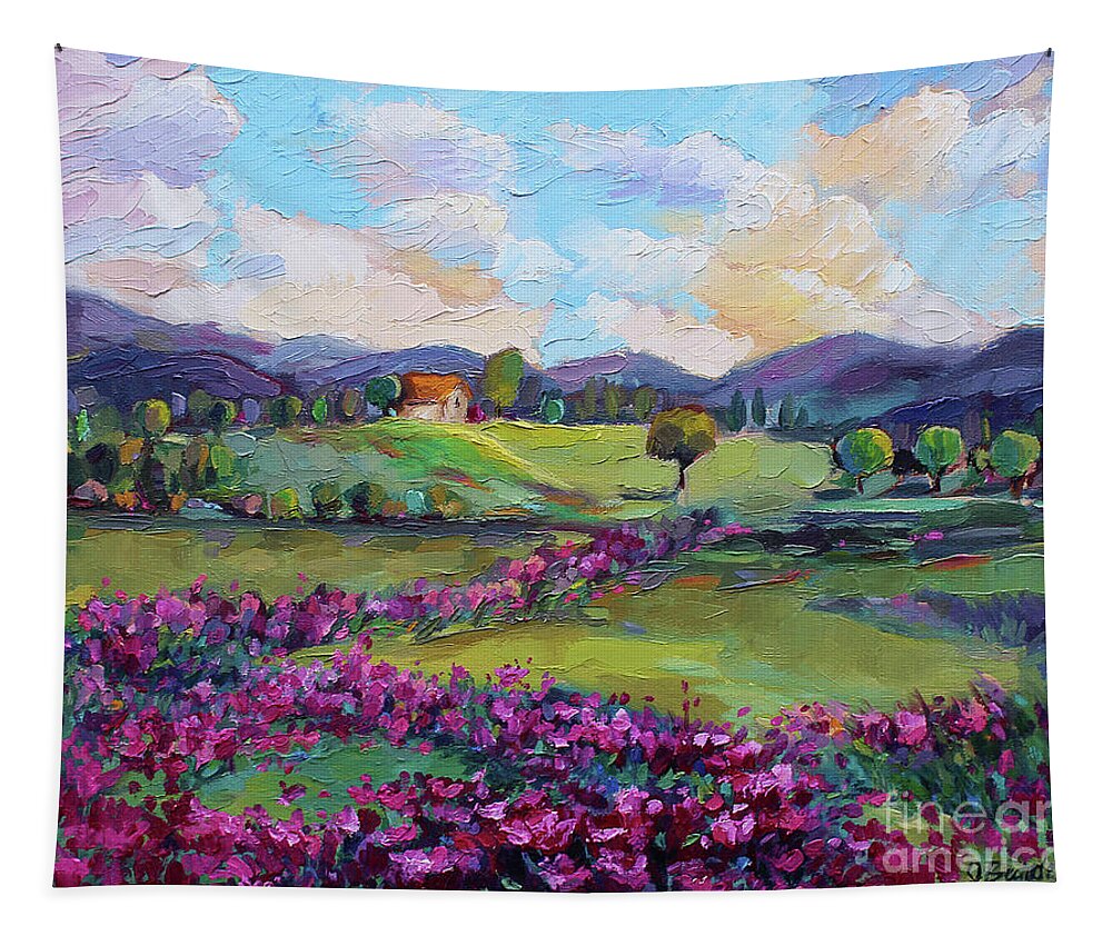  Tapestry featuring the painting Dream in Color by Jennifer Beaudet