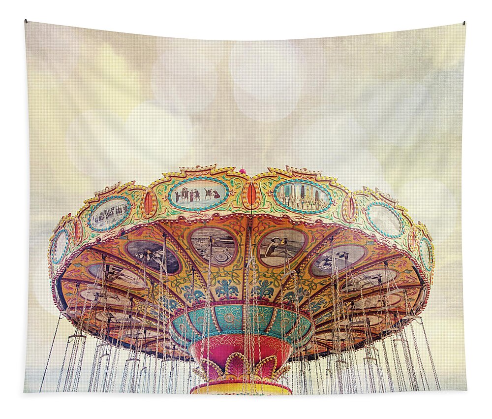 Carnival Tapestry featuring the photograph Dreamer - Nostalgic Summer Carnival by Melanie Alexandra Price