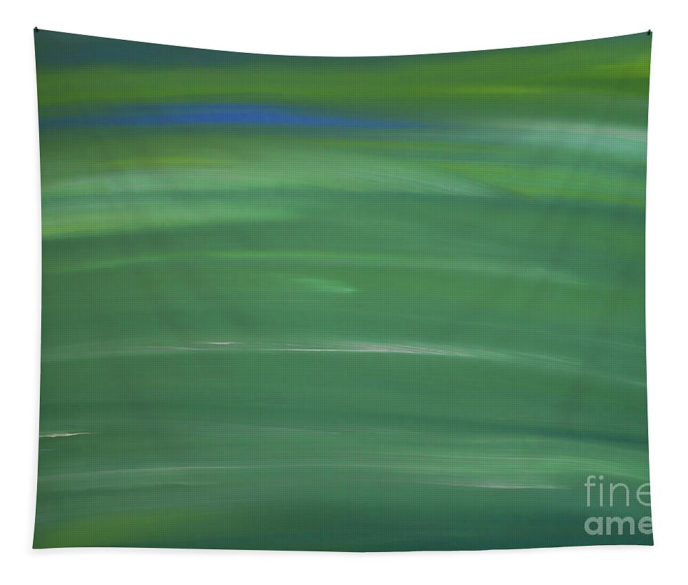 Dream Tapestry featuring the photograph Floating in Green by Roberta Byram