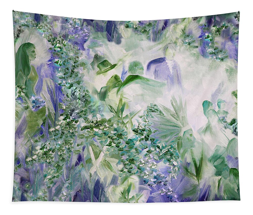 Impressionism Tapestry featuring the painting Dreamscape 2 by Mary Beglau Wykes
