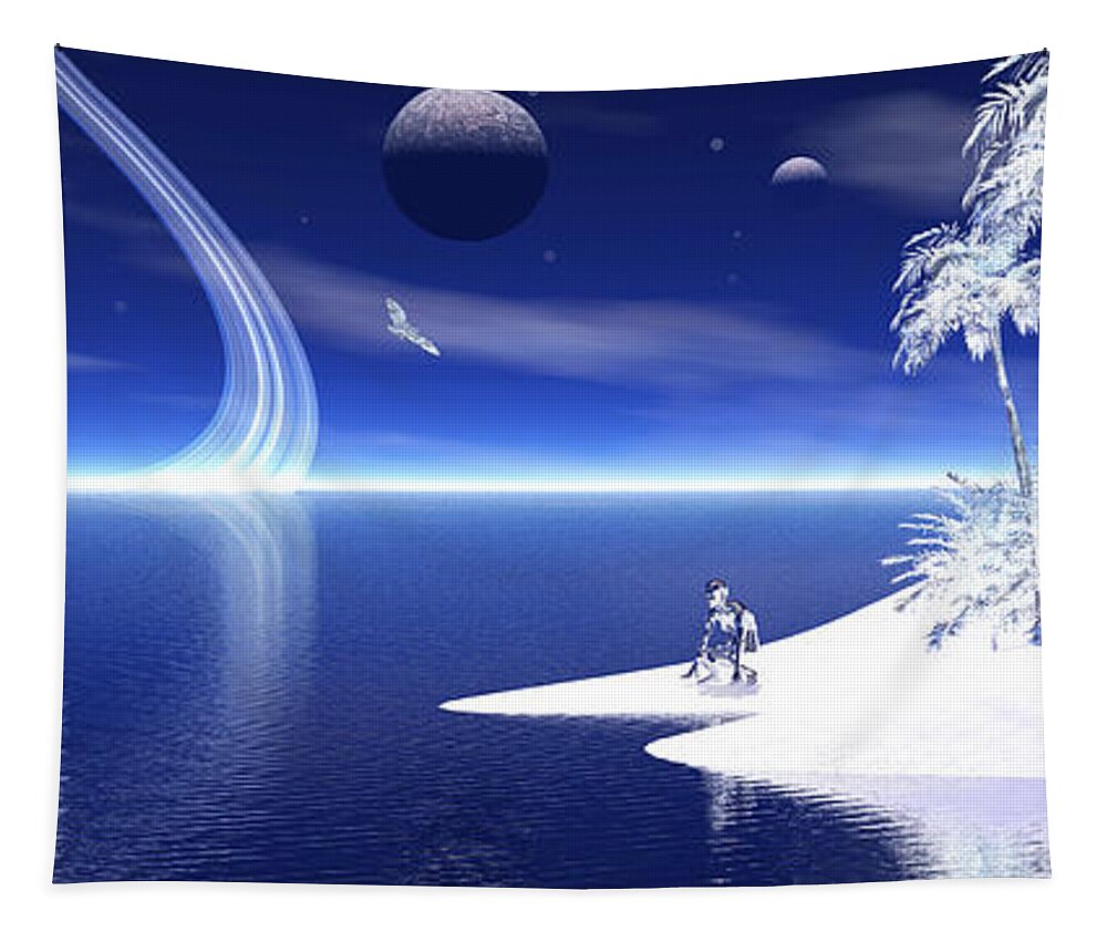 Dreamscape Tapestry featuring the digital art Dreamscape by Claude McCoy