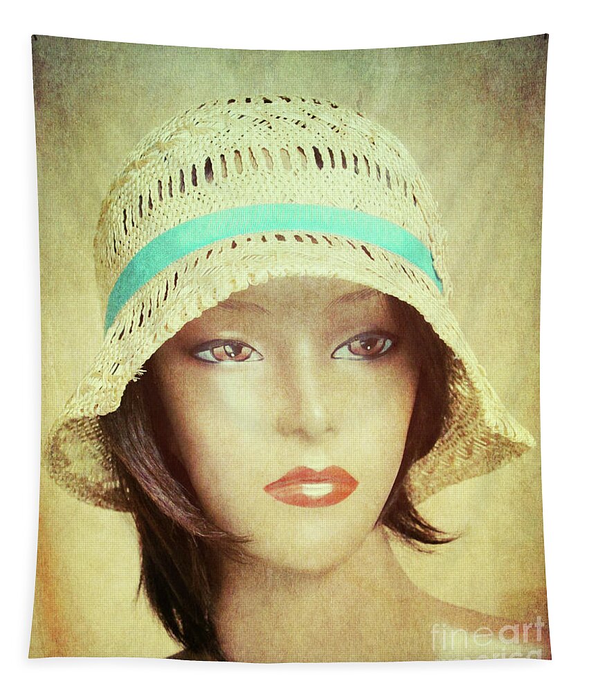 Cloche Hat Tapestry featuring the photograph Dreamy Lass by Onedayoneimage Photography