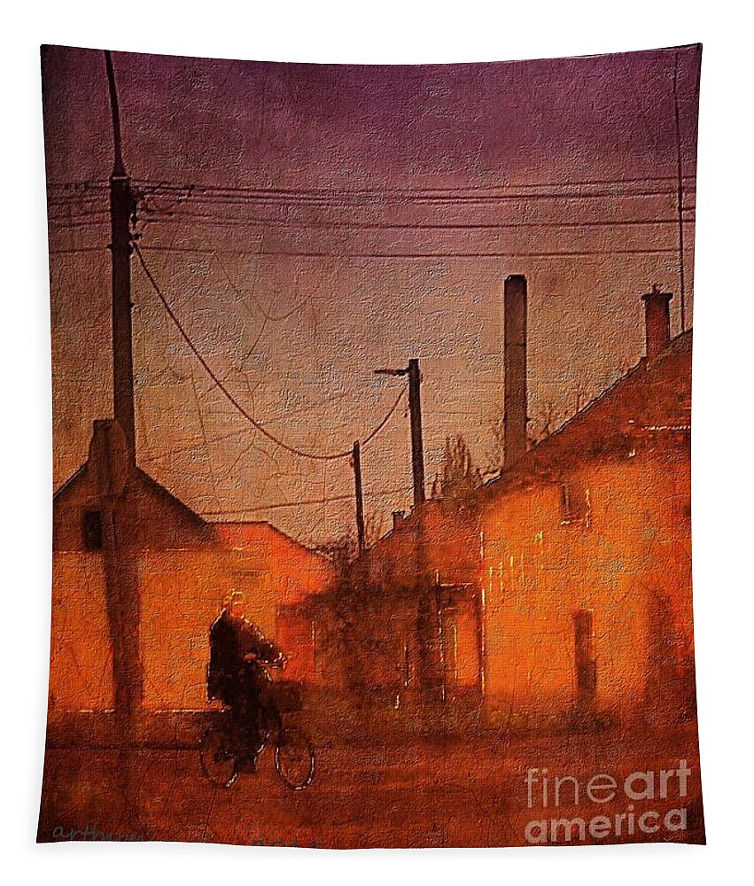 Hungary Tapestry featuring the photograph Early Morning by Mimulux Patricia No