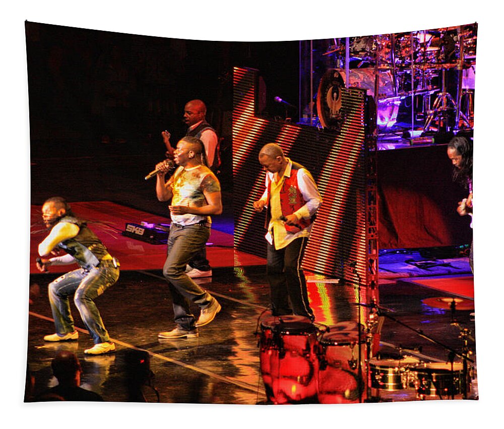 Earth Wind And Fire Tapestry featuring the photograph Earth Wind and Fire by Tommy Anderson