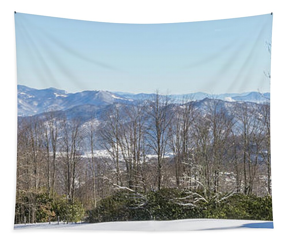 Snowscape Tapestry featuring the photograph Easterly Winter View by D K Wall