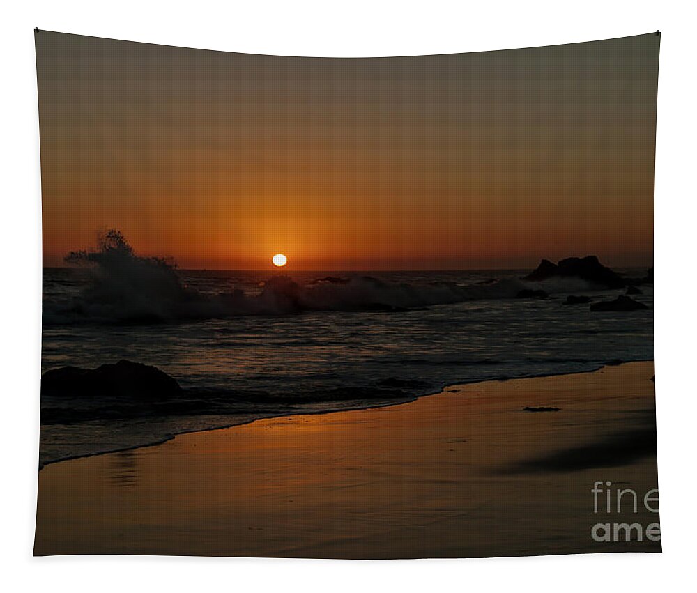 El Matador State Beach Tapestry featuring the photograph El Matador Sunset by Ivete Basso Photography