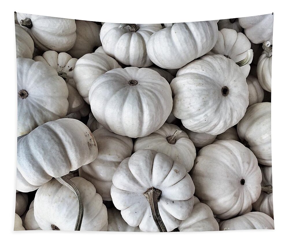 Pumpkins Tapestry featuring the photograph Elegant Pumpkins by Onedayoneimage Photography
