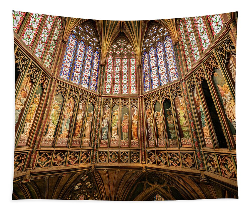 Jean Noren Tapestry featuring the photograph Ely Grandeur by Jean Noren