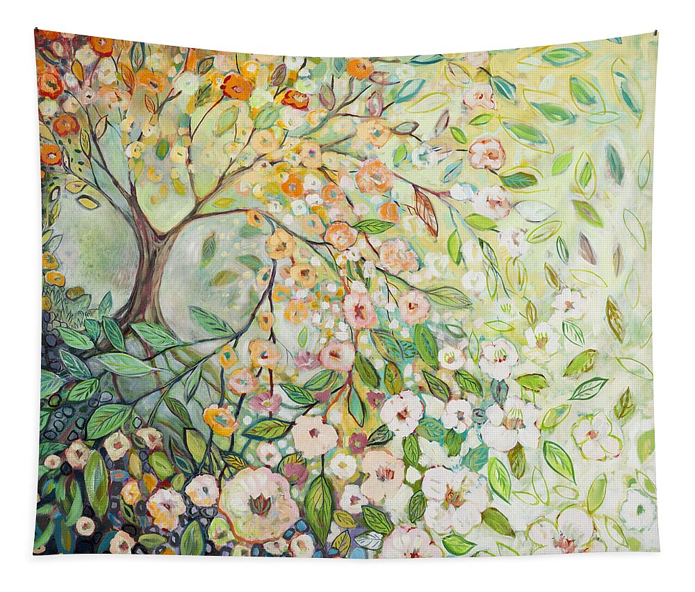 Tree Tapestry featuring the painting Enchanted by Jennifer Lommers