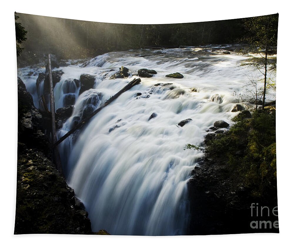 Waterfalls Tapestry featuring the photograph Englishman Falls by Bob Christopher