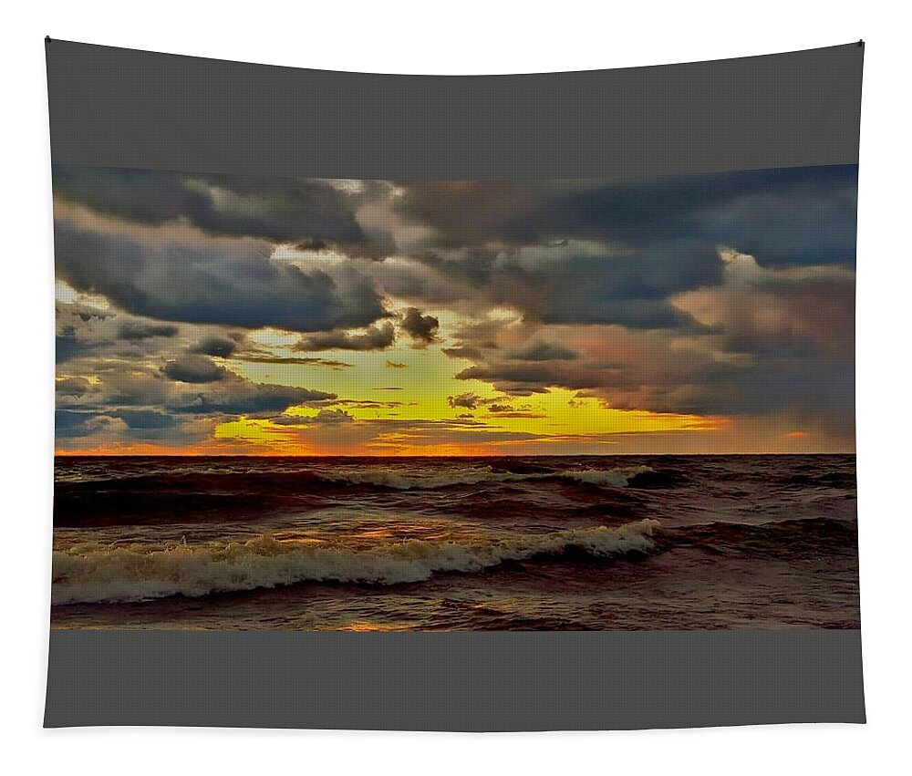Sunset Tapestry featuring the photograph Essence by Dani McEvoy
