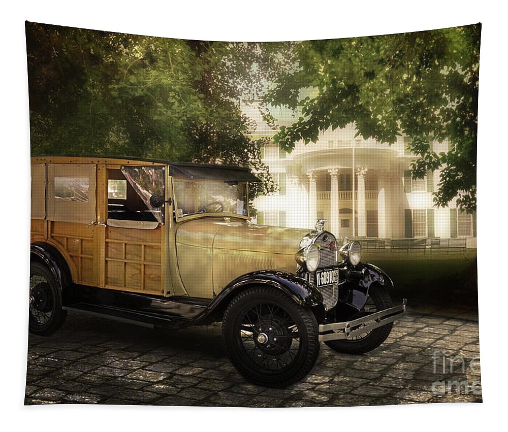 Cars Tapestry featuring the photograph Estate Wagon by John Anderson