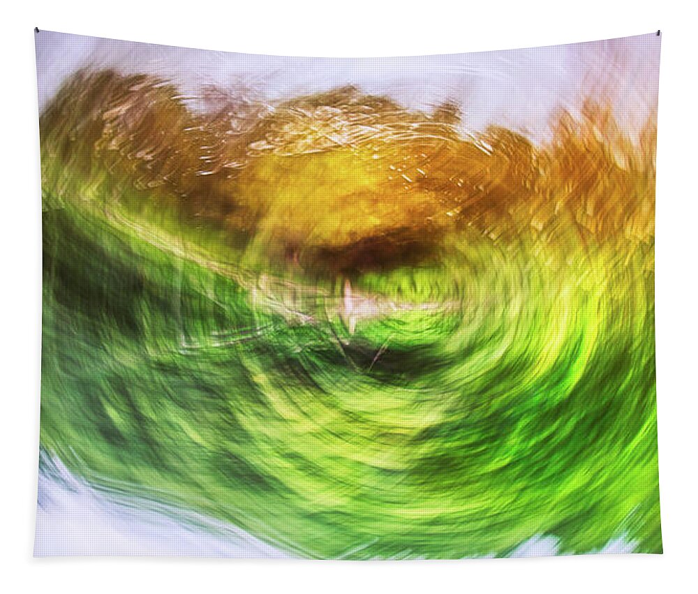 Abstract Tapestry featuring the photograph Eternally Spinning by Scott Norris