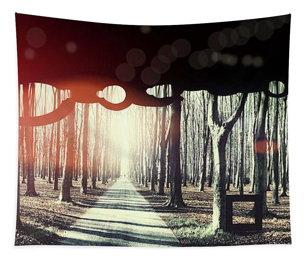 Eternity Tapestry featuring the photograph Eternity, Conceptual Background by Ariadna De Raadt
