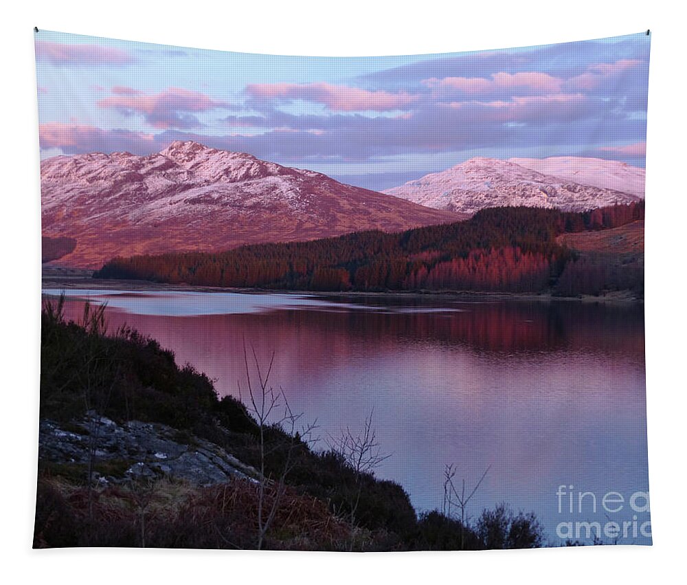 Loch Laggan Tapestry featuring the photograph Evening - Loch Laggan by Phil Banks