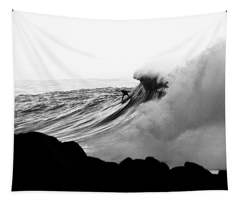 Black And White Tapestry featuring the photograph Eyes On The Prize by Sean Davey