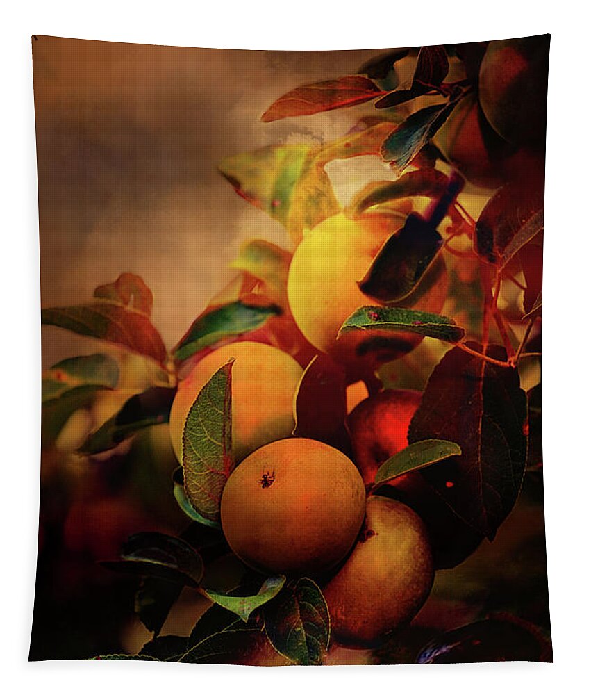 Apples Tapestry featuring the photograph Fall Apples A Living Still Life by Theresa Campbell