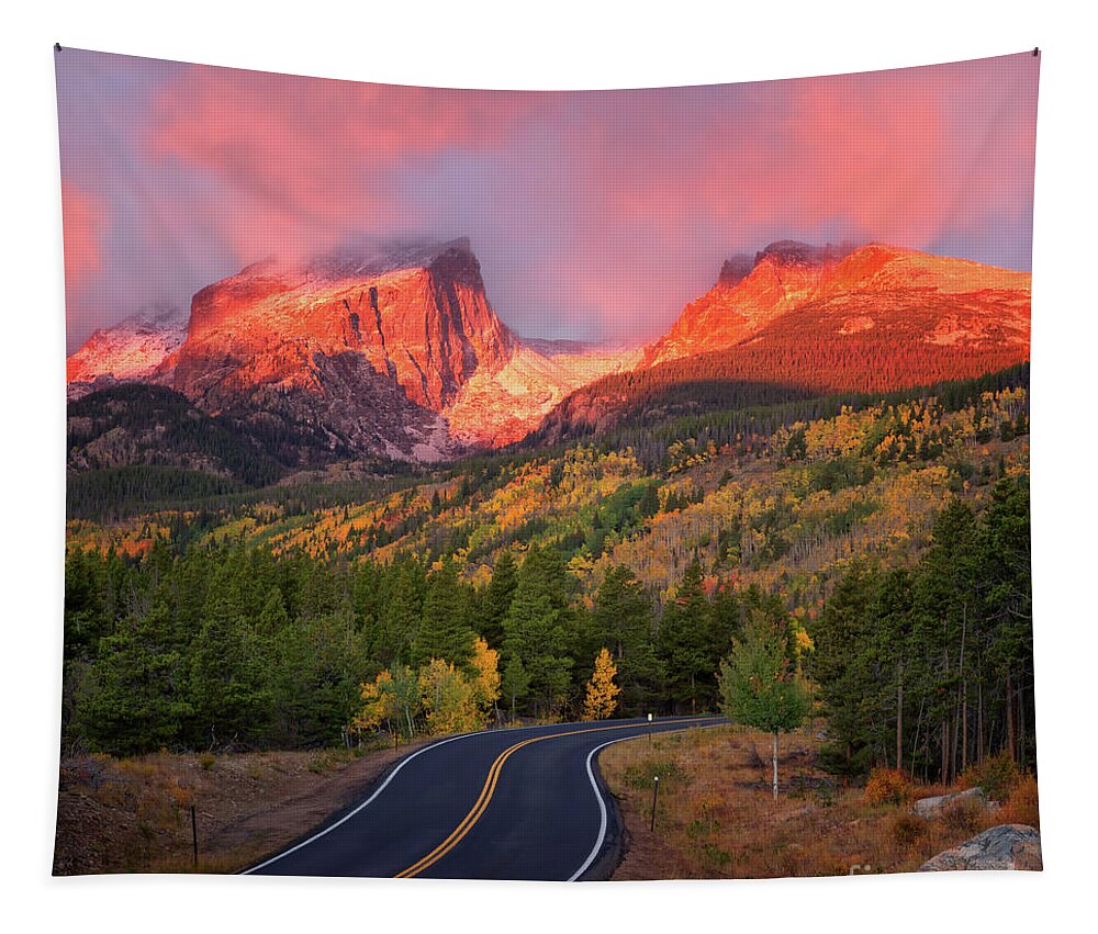 Rocky Mountain National Park Tapestry featuring the photograph Fall on Bear Lake Road by Ronda Kimbrow