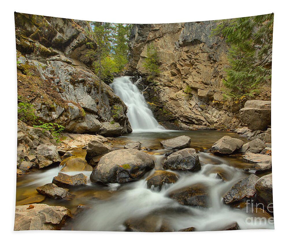 Falls Creek Falls Tapestry featuring the photograph Falls Creek Falls Landscape by Adam Jewell